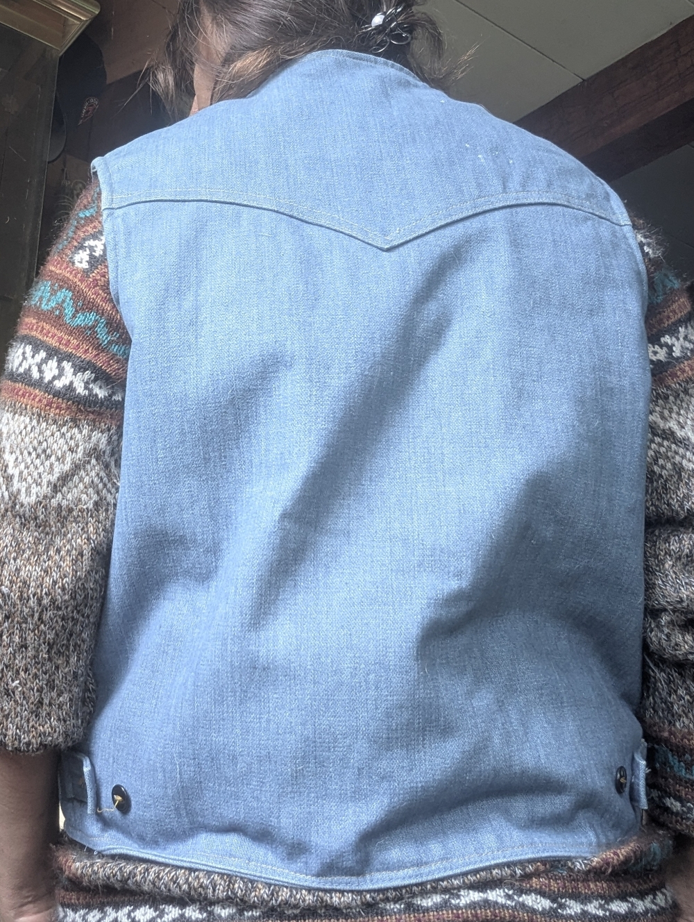 Lee Storm Rider Sherpa-Lined Denim Jacket - Blue New No Tag - Picture 5 of 5